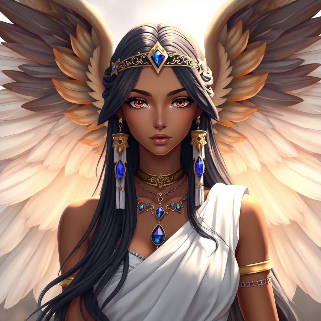 Ishtar Goddess Concept Art in 8K Resolution