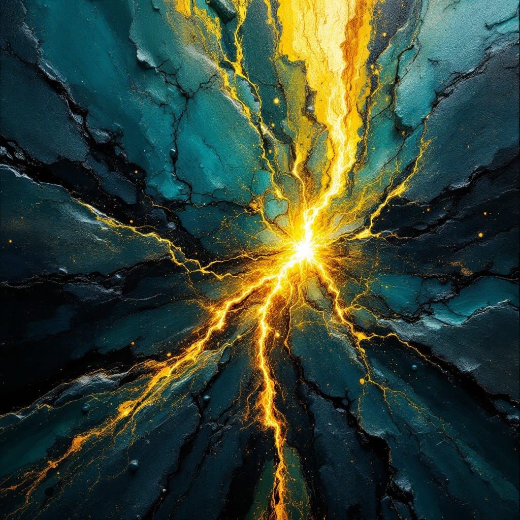 Hope Radiates Through the Cracks in a Mysterious Teal Struct...