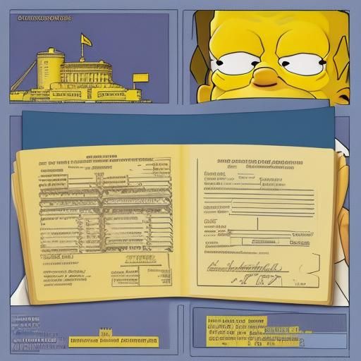 Homer Simpson's Passport Documentation