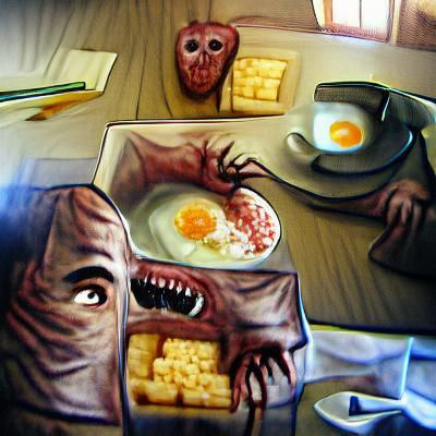 Whimsical Breakfast Still Life