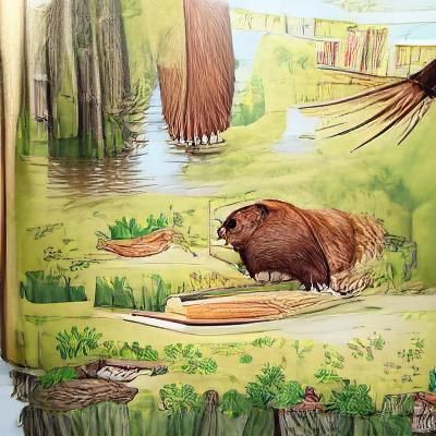 The Biggest Beaver: A Storybook Illustration