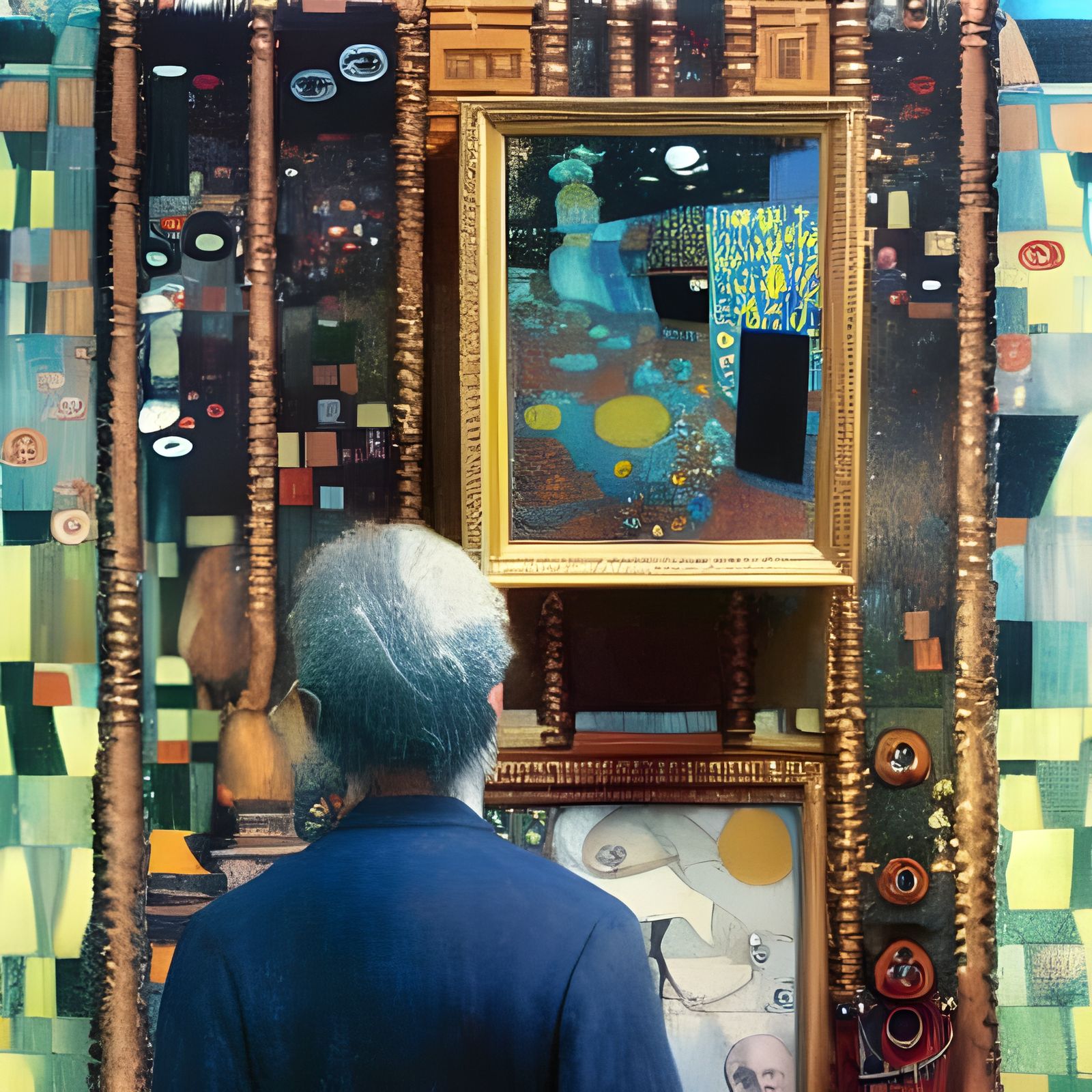 Zero-Sum Game in Striking Hyperreal Painting Style