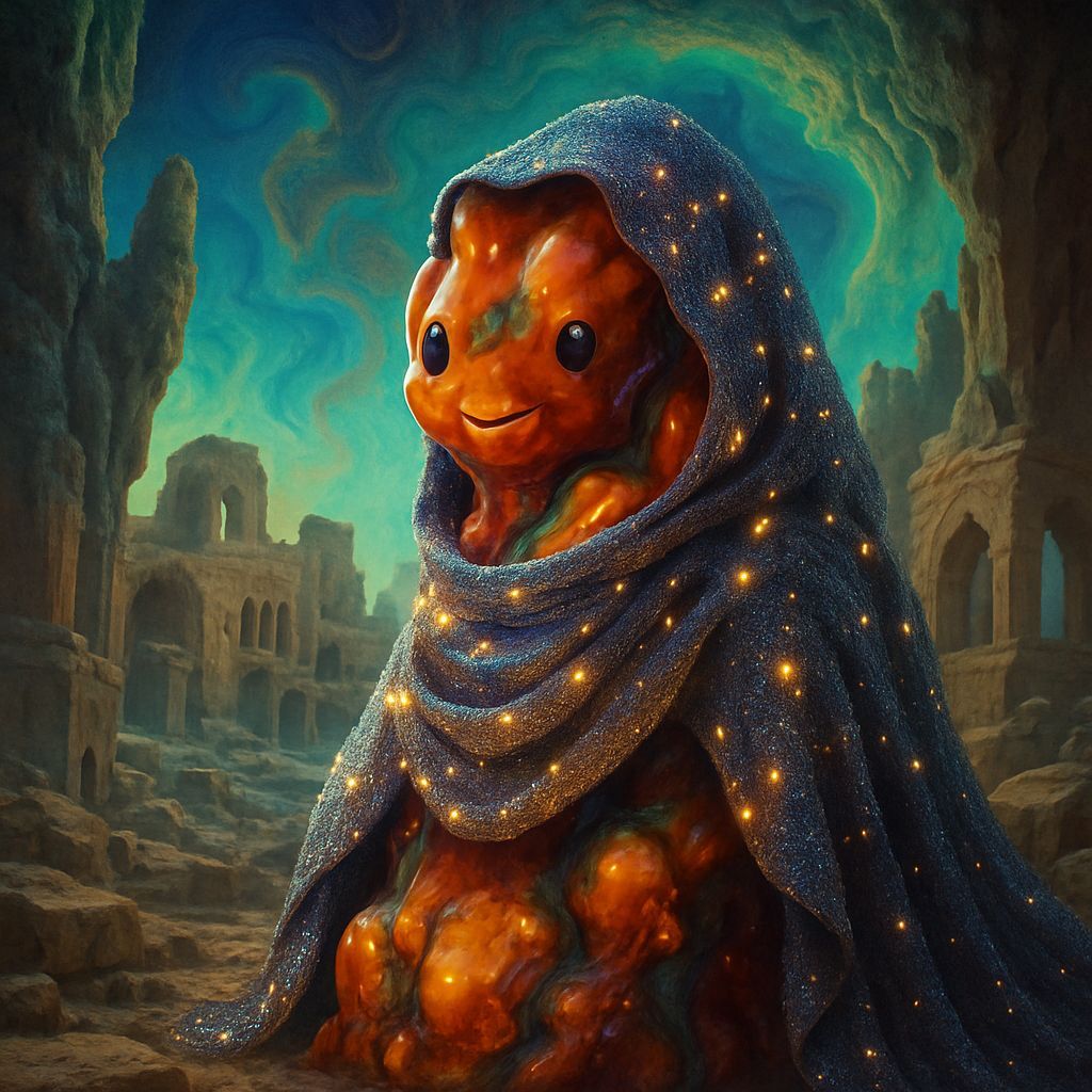 Fireagate Speleothem in Sparklecloth-with-Fairylights Karst ...