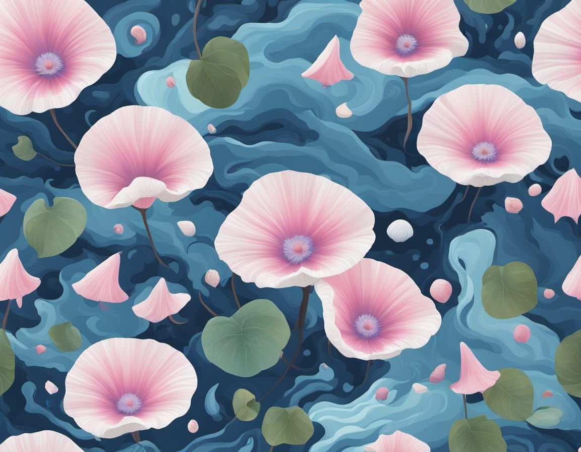 Abstract Surrealism Painting of Deep Oak Charlotte