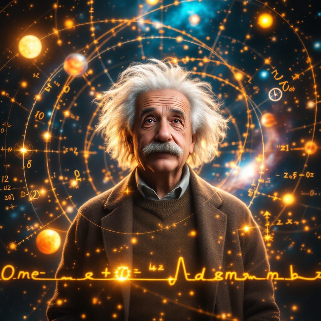 Albert Einstein in Cosmic Observatory