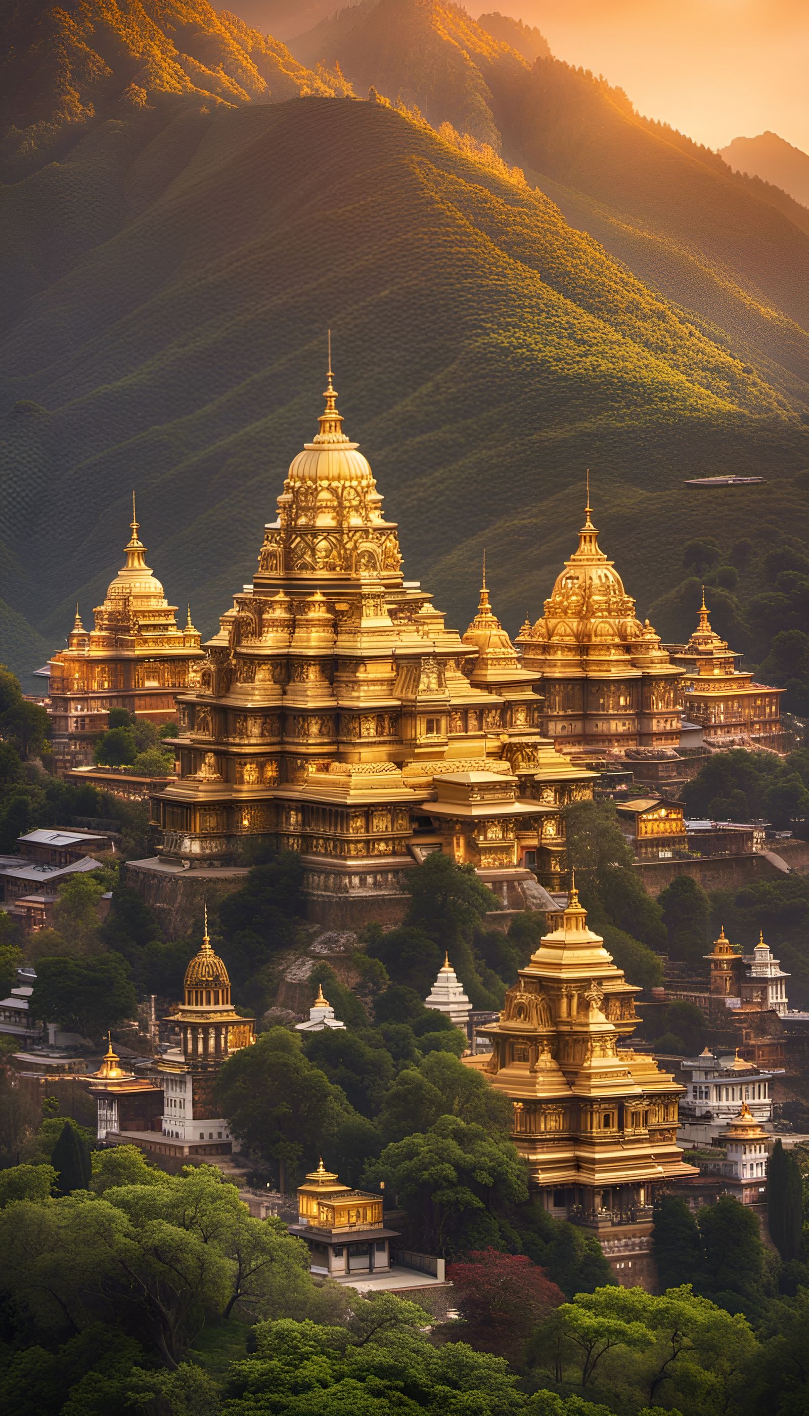 Golden Mountain Temple Complex
