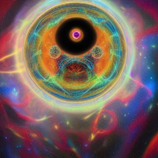 Azathoth in Cosmic Holographic Illustration