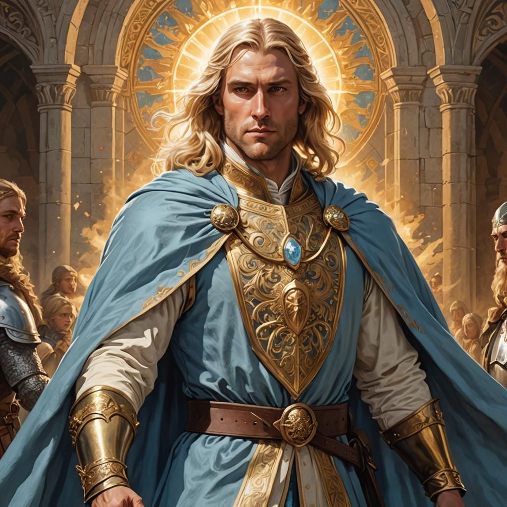 Godlike Noble in Imperial Propaganda Poster