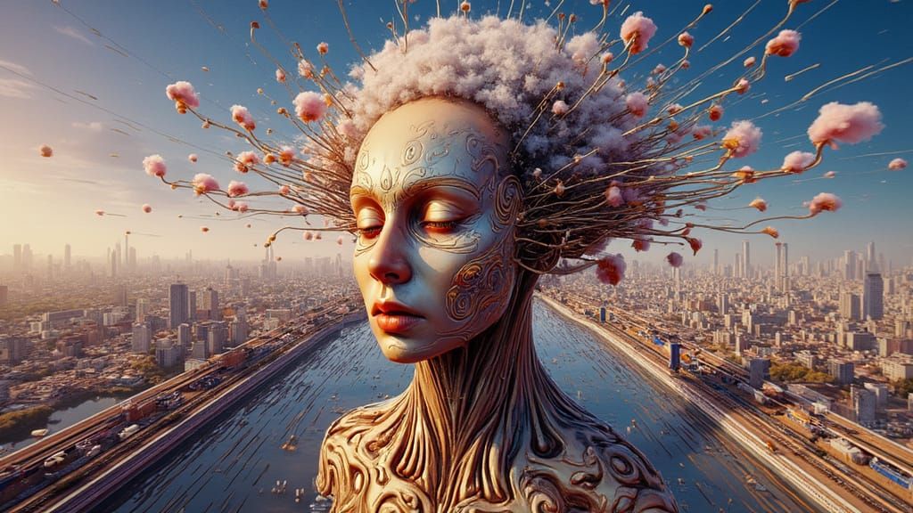 Surreal 3D Digital Art with Saturday Vibes