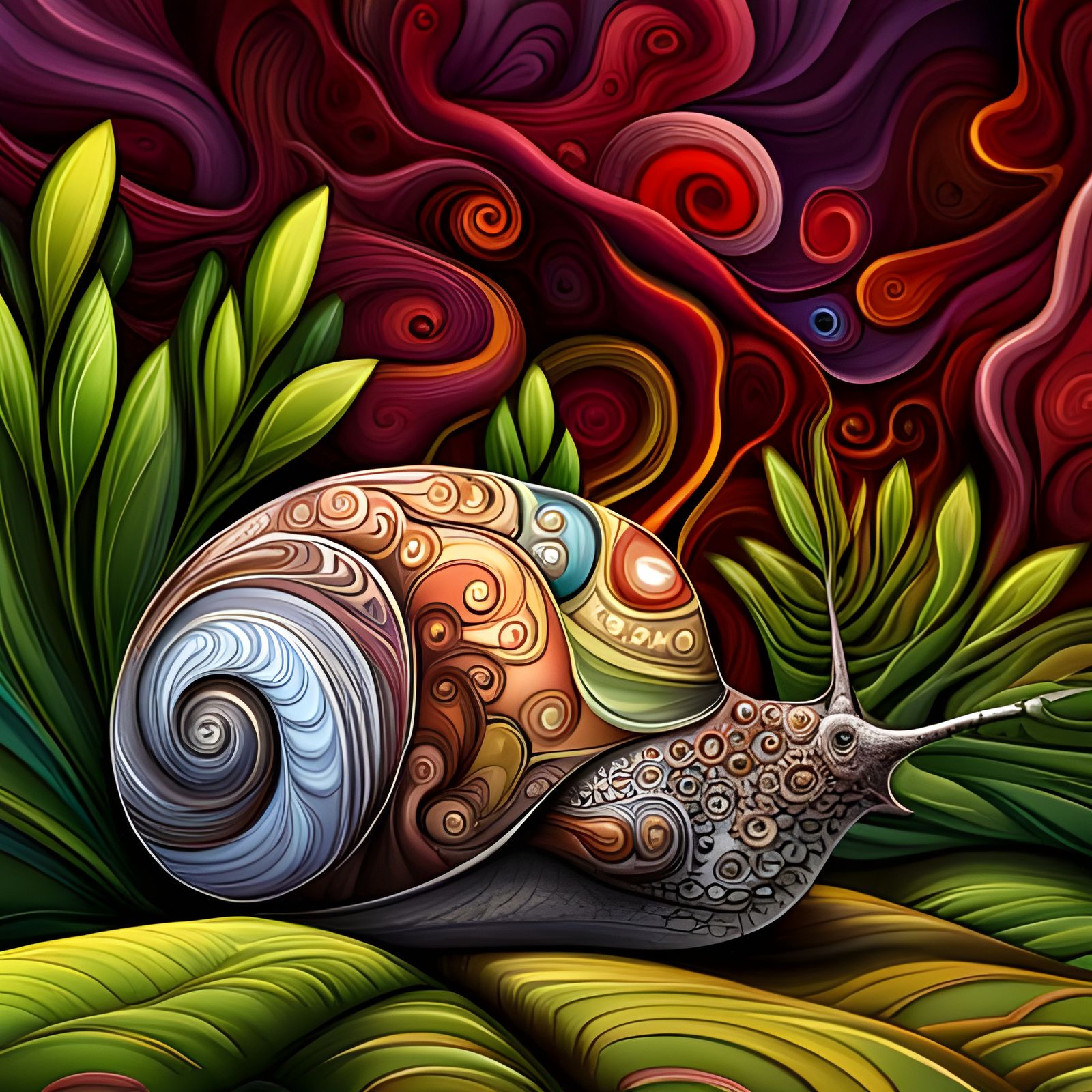 Cuban Painted Snail