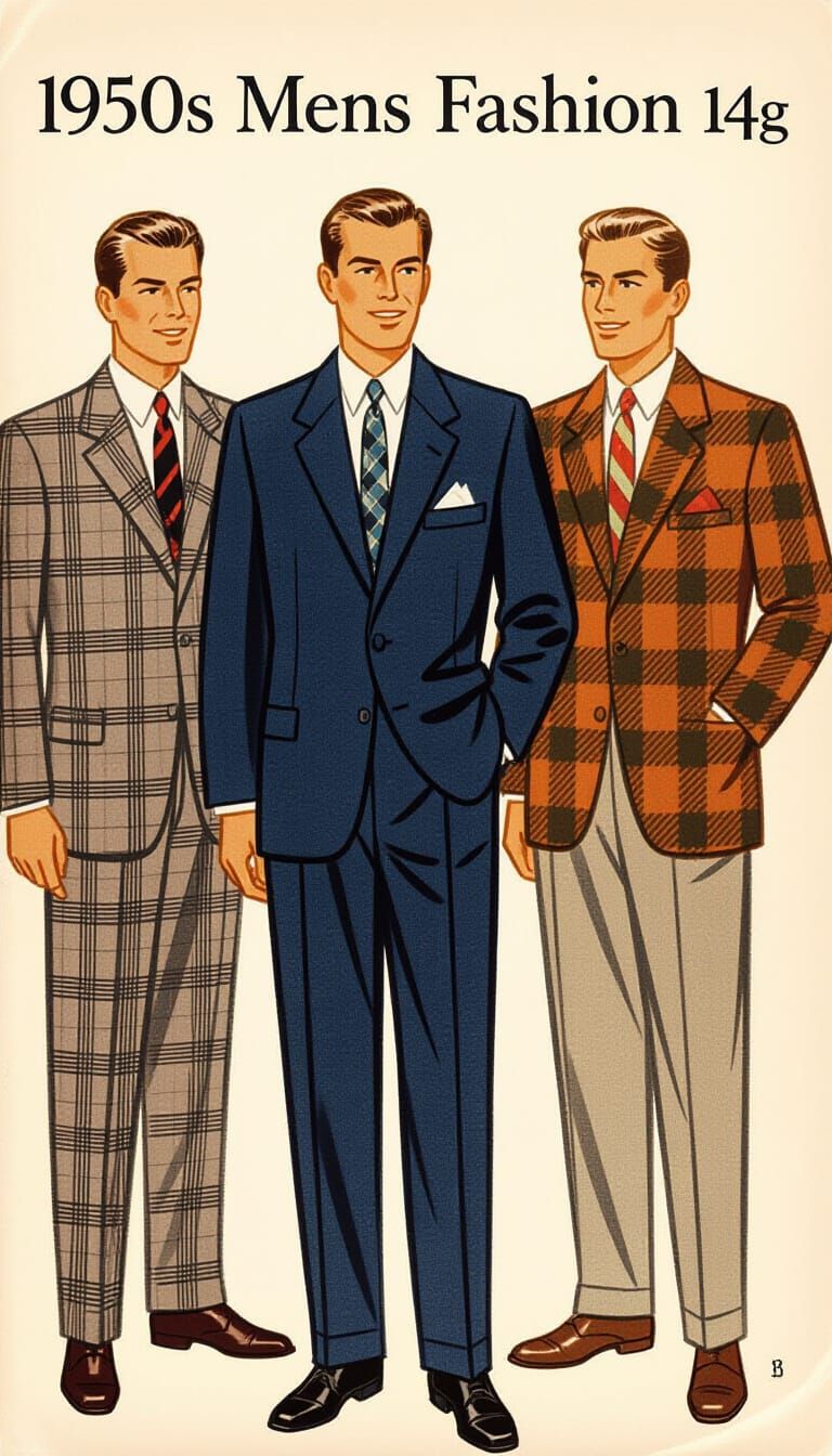 1950s Menswear: Classic Mid-Century Fashion