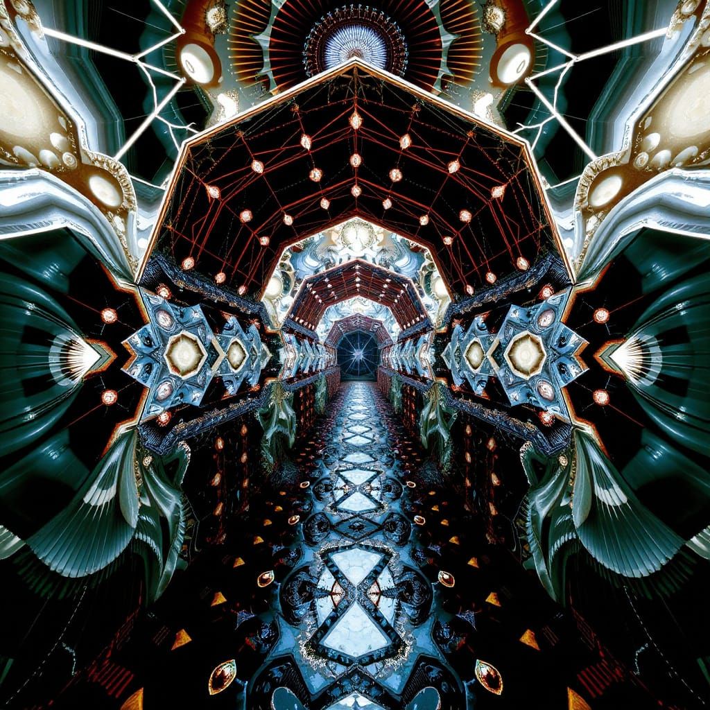 Exploding Corpuscular Corridor with Artists