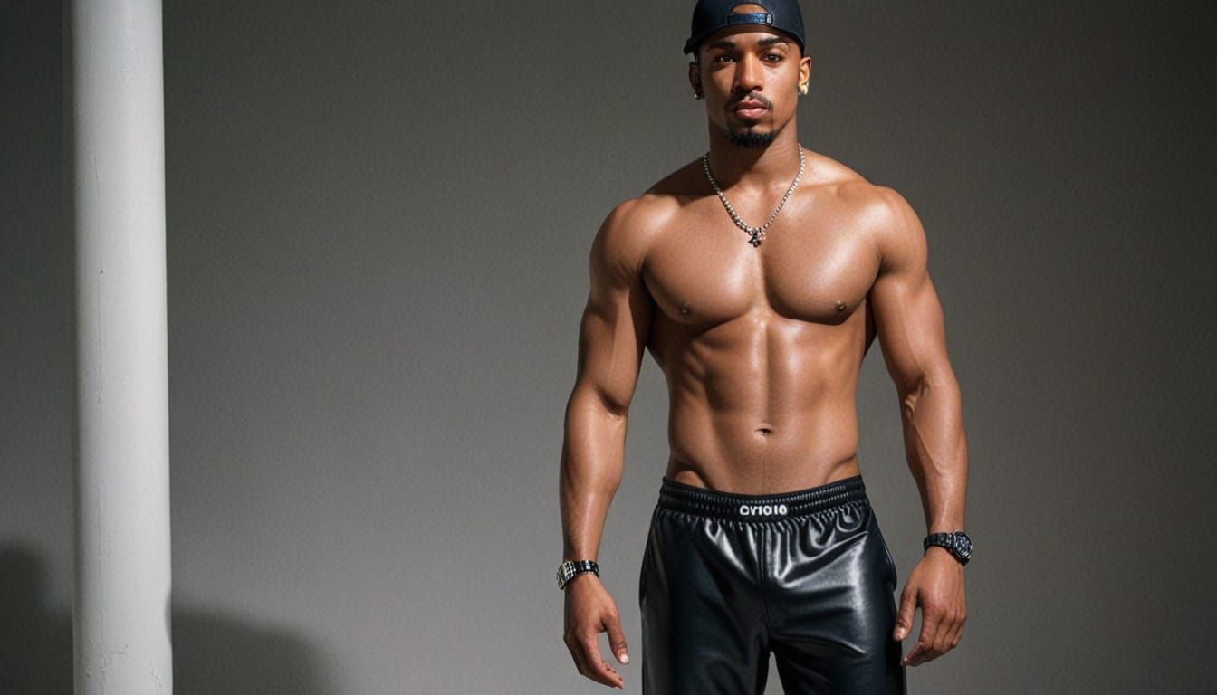 Striking Portrait of an Athlete in Urban Style