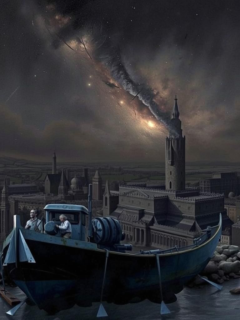 Hyper-Detailed Oil Painting Rendered in 3D