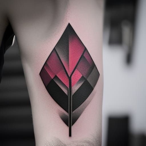 Wishbone Tattoo Sketch Art in Black and Grey