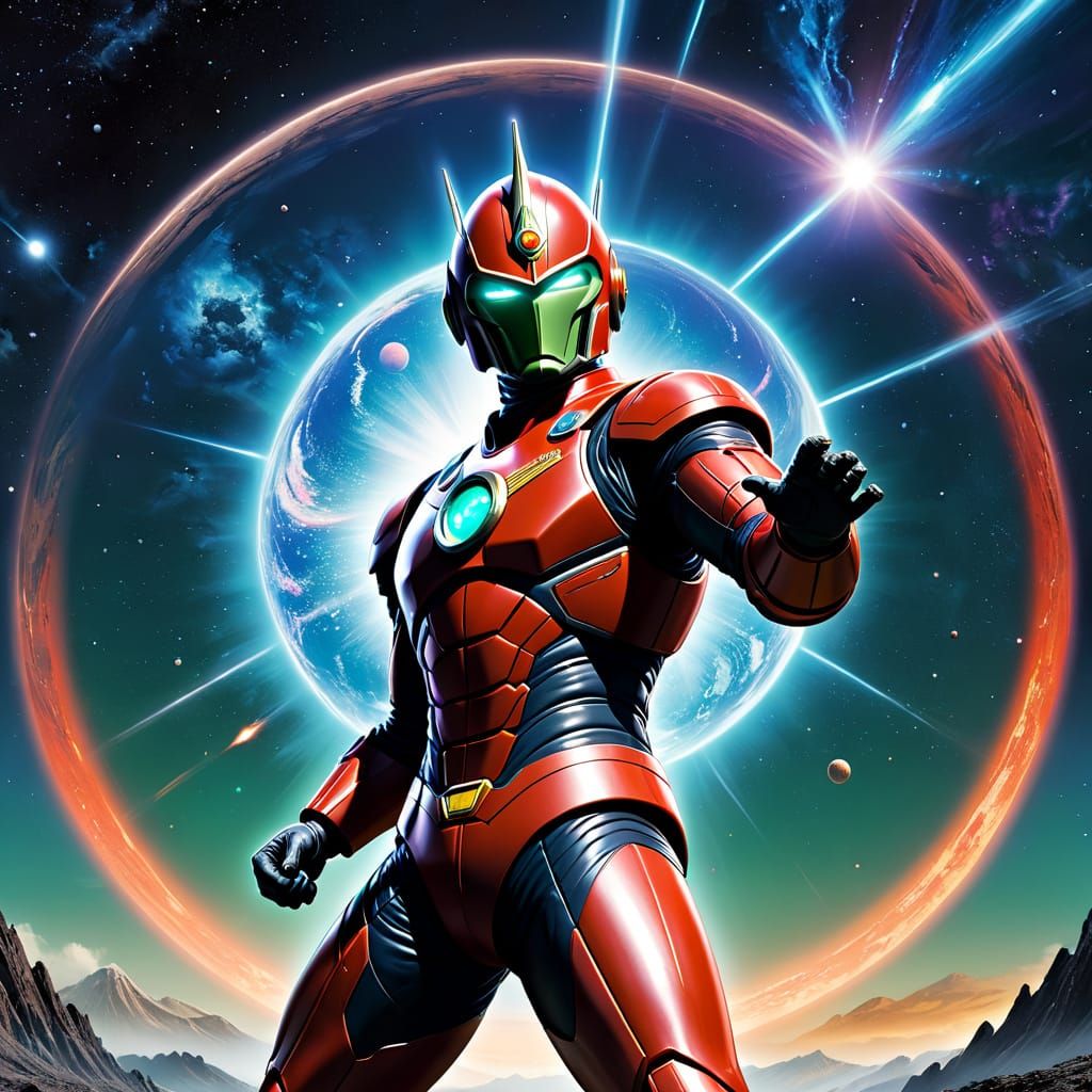 Ultraseven: Cosmic Guardian in Futuristic Armor