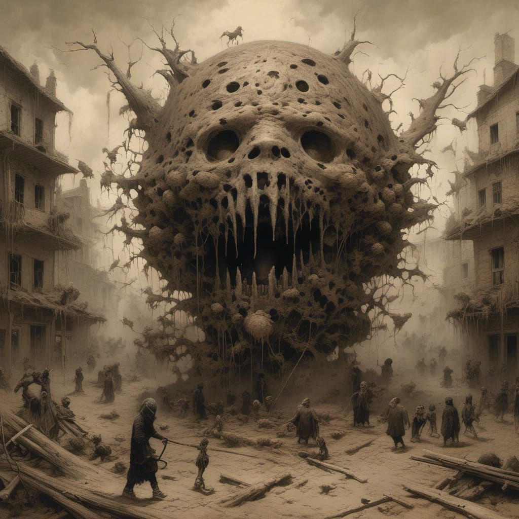 Eerie Desert Encounter with Ghostly Apparitions