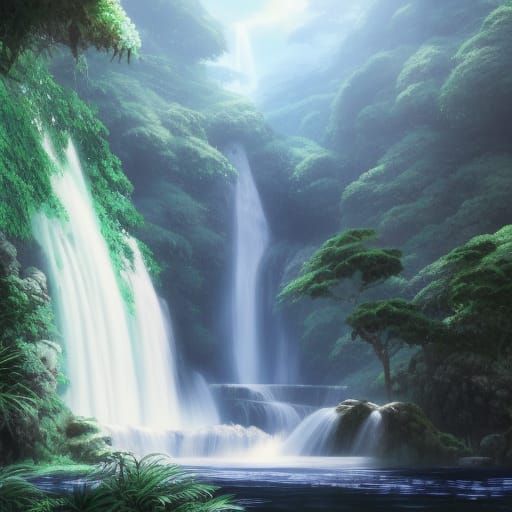 Waterfall in the congo