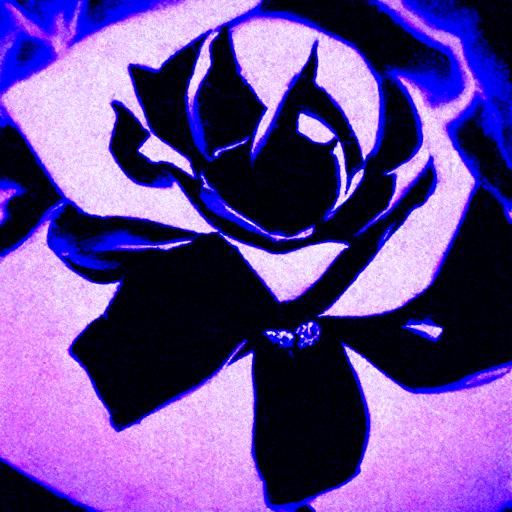 Black Rose Immortal: AI Generated Art