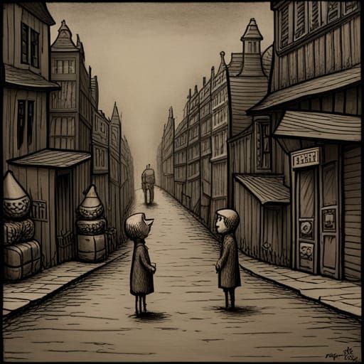 Monochrome Horror Sketchbook Drawing in 8K