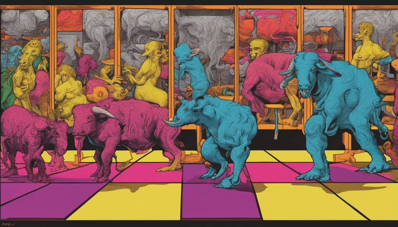 Too Many Buffalos Twerking at the Gym II