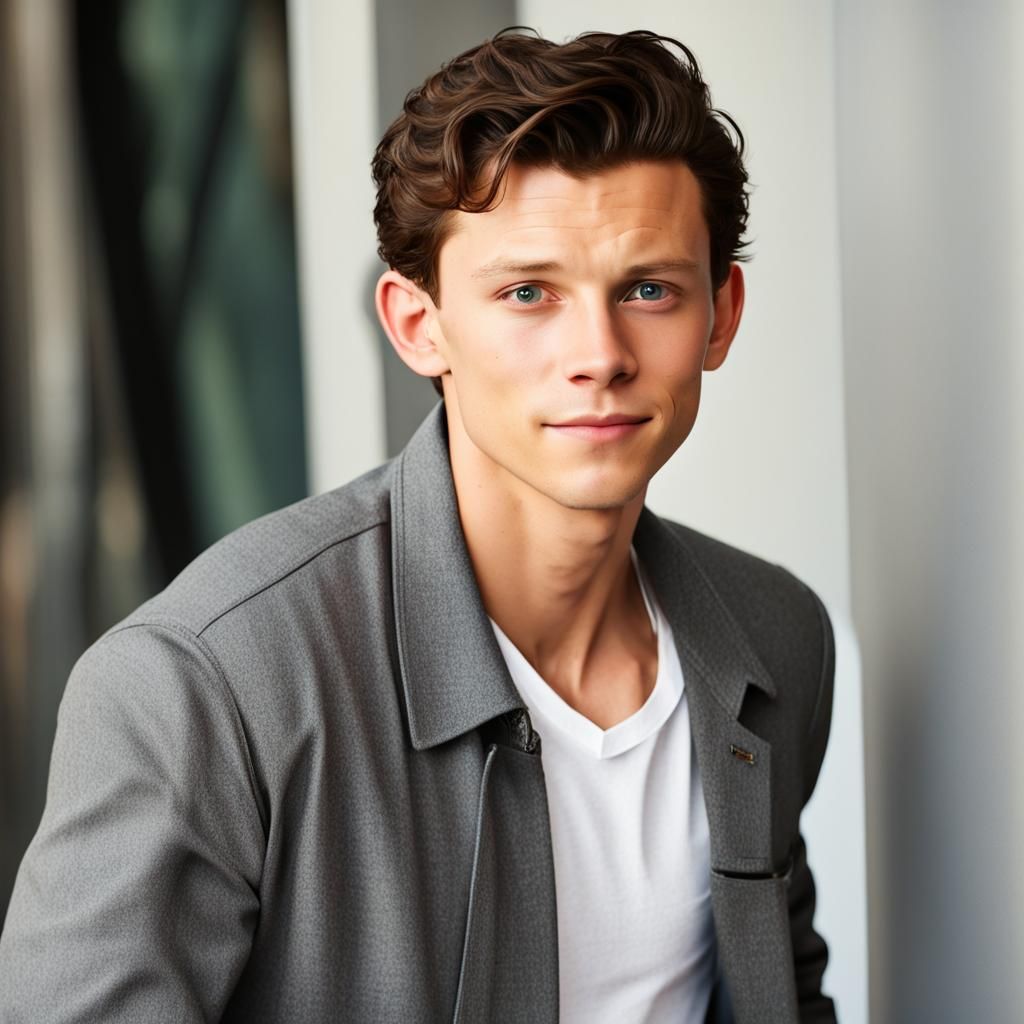 Friendly Digital Portrait of a Young Man