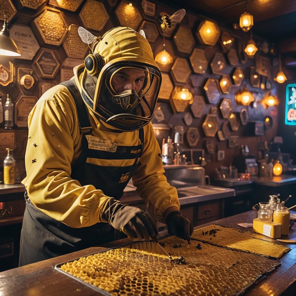 The Honey Hive: A 1950s Bee-Themed Dive Bar