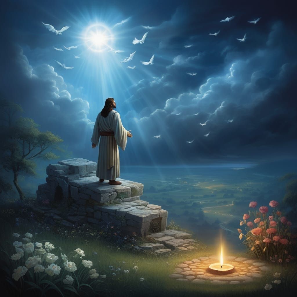 Jesus Welcomes You Home in Heavenly Peace