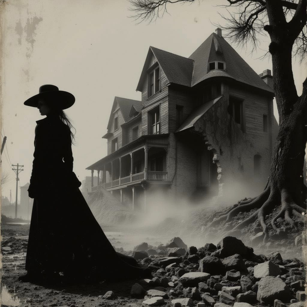 Surreal Cityscape Unfolds as a Liminal, Cyberpunk-Inspired M...