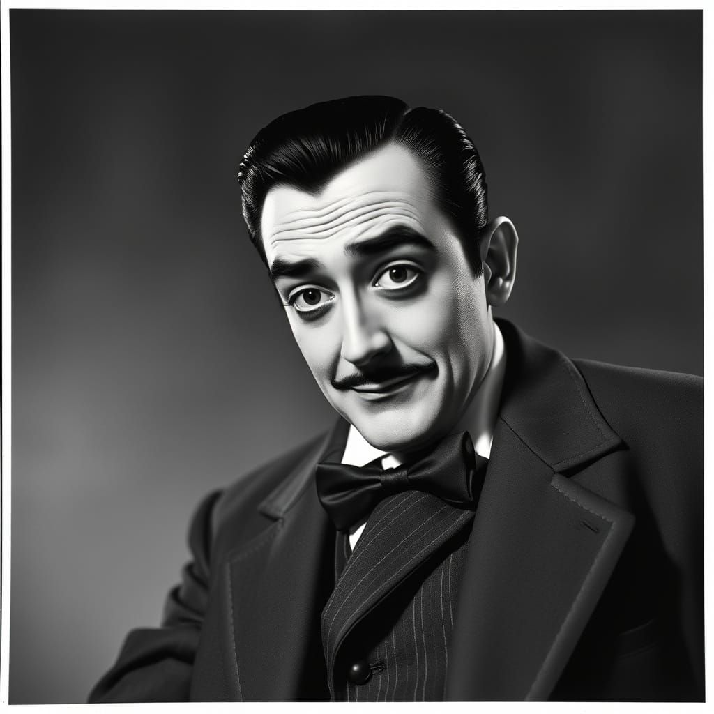 Gomez Addams Portrait