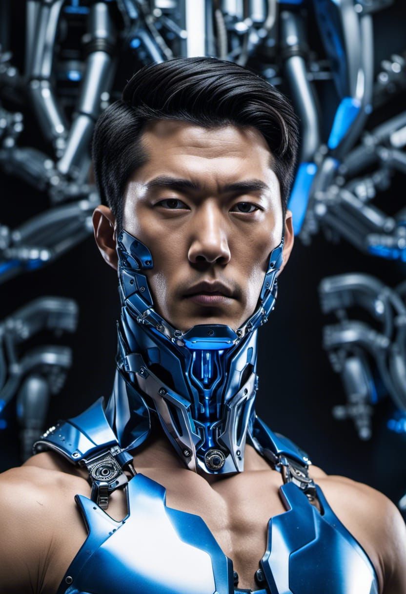 Orient Cyberpunk Man