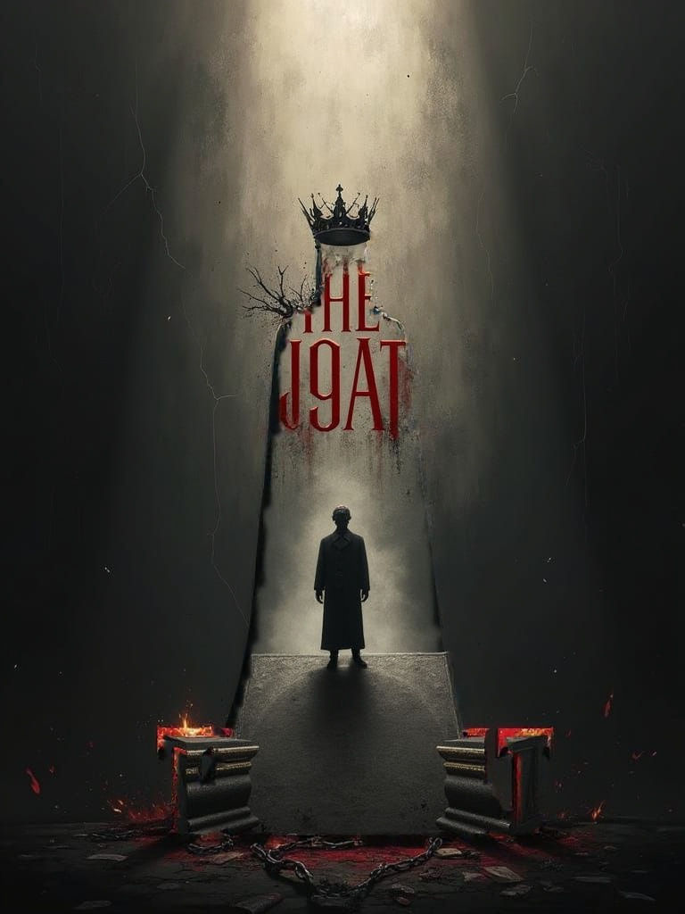 Dark Ominous Book Cover Art with Authoritarian Themes