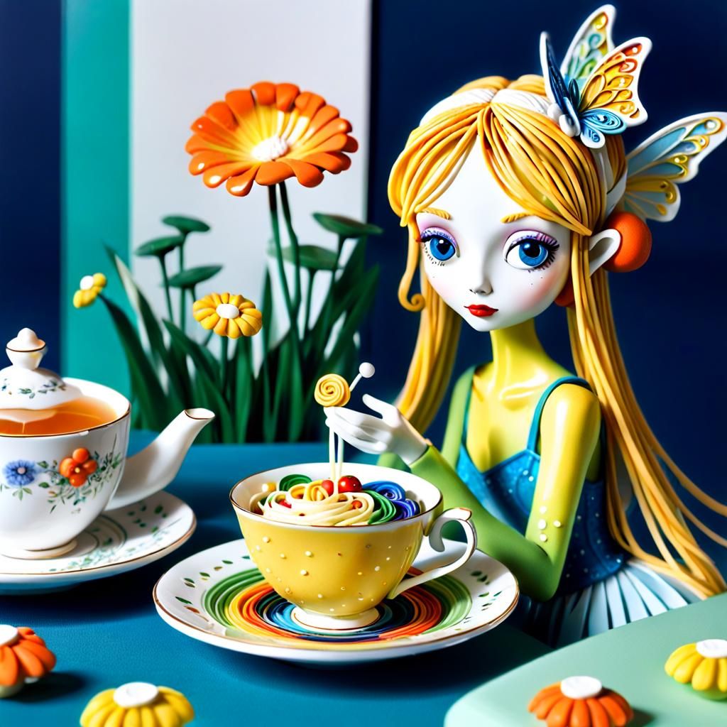 Exhaustion Fairy's Tea Party with Madame Insomnia