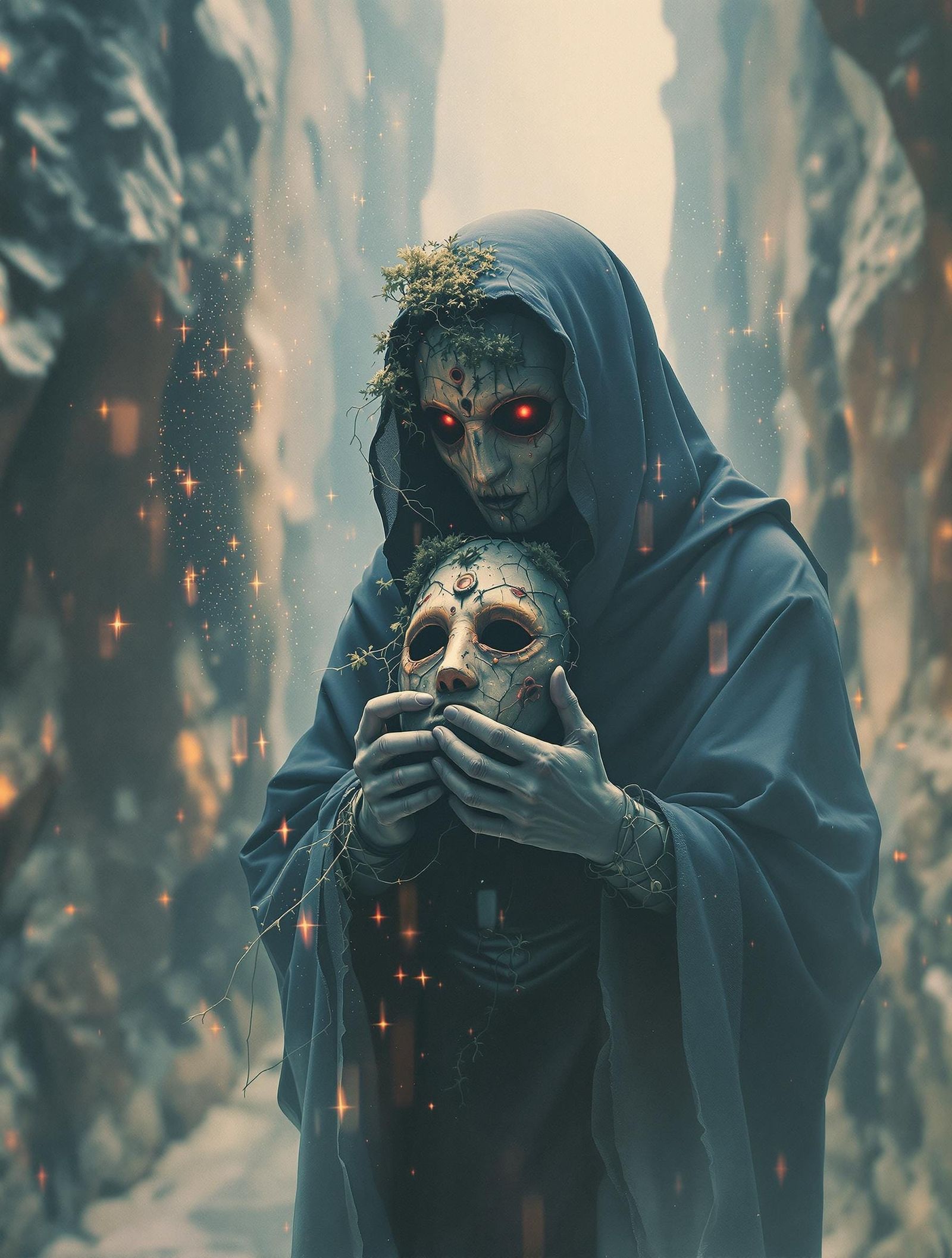 Whispers in the Canyon: Echo Collector in Impressionistic Pa...