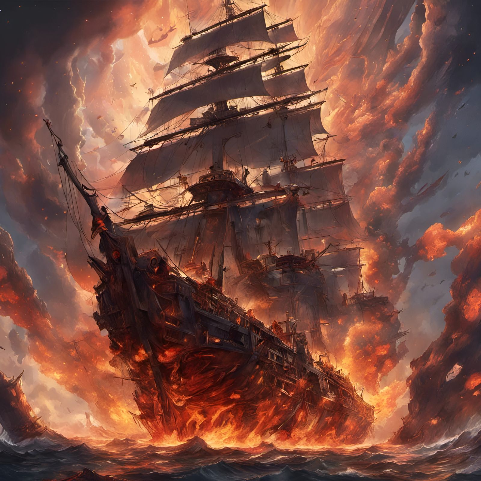 When the flames consuke us all