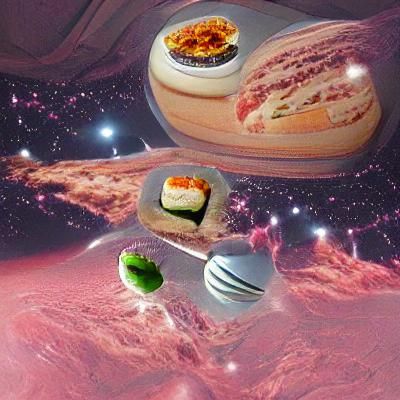 Out of this World Delicacies: An AI Creation