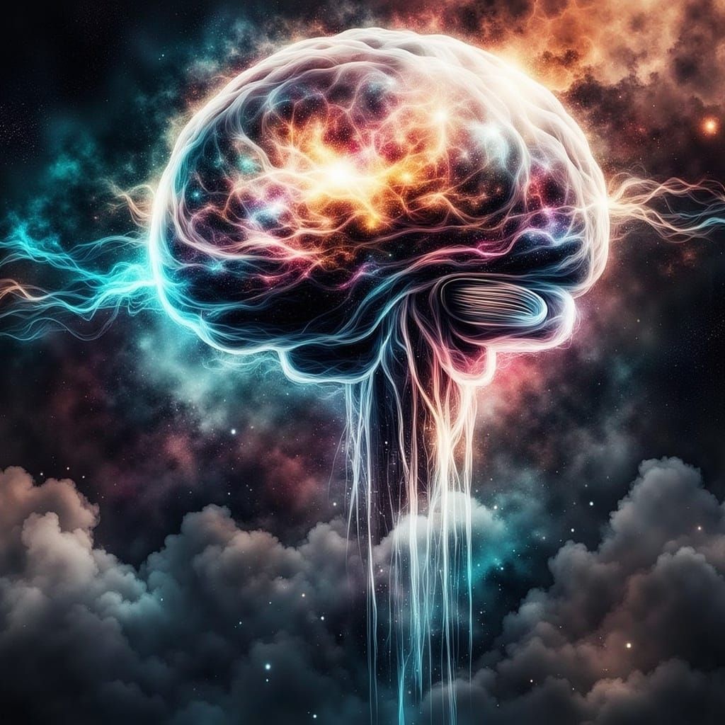 Ethereal Cosmic Vortex Explodes in 8k Holographic Illustrati...