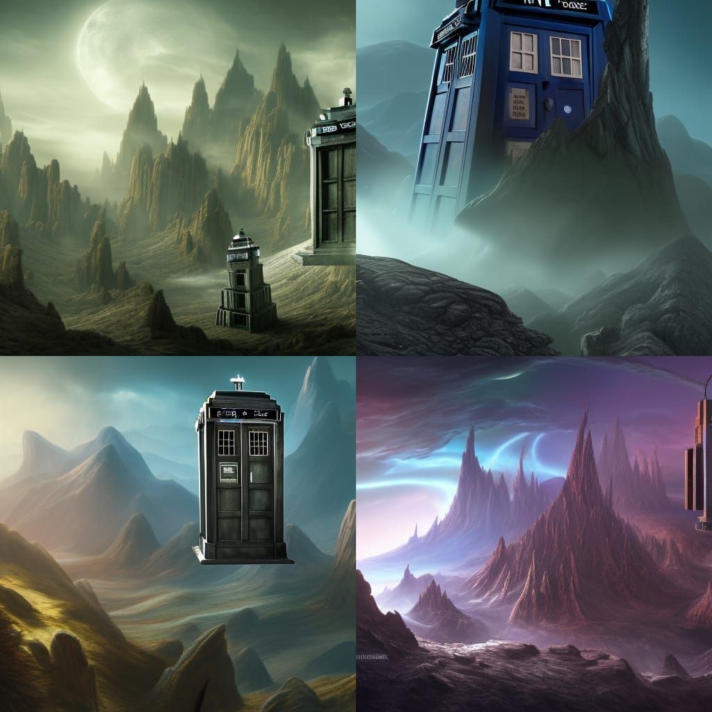Dr. Who: Detailed Matte Painting in Unreal Engine