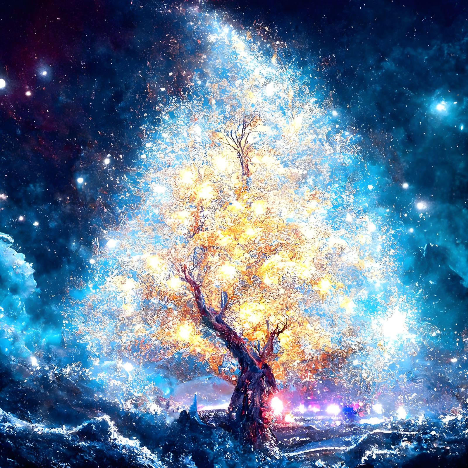 In the end, we're all little sparkles from the stardust tree.