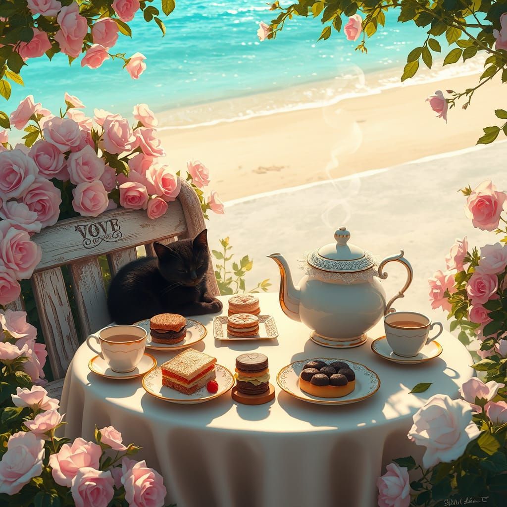 Whimsical Fantasy Garden Tea Party