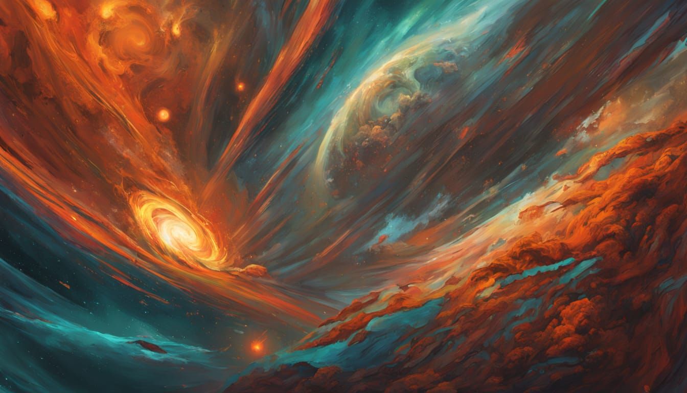 Vibrant Supernova Explodes in Cosmic Deep Space