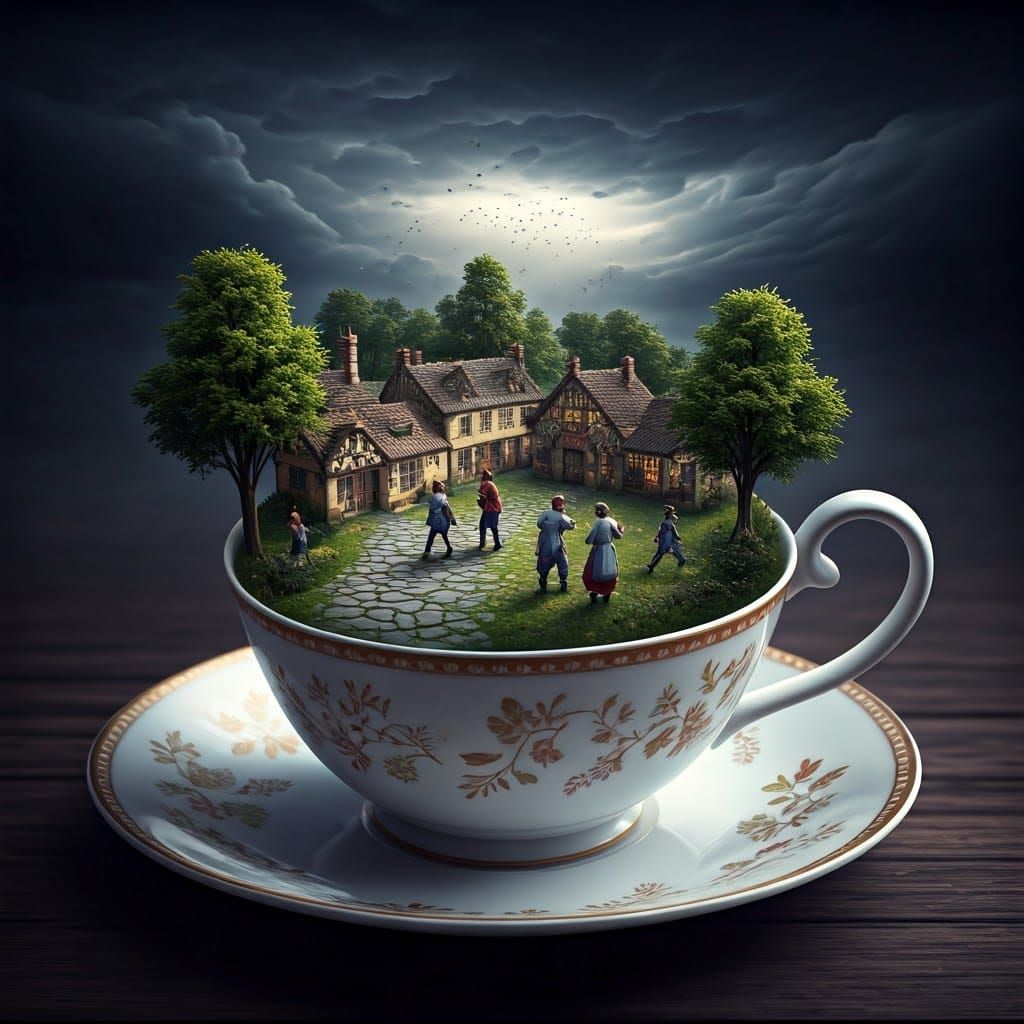 Village in a Teacup Storm