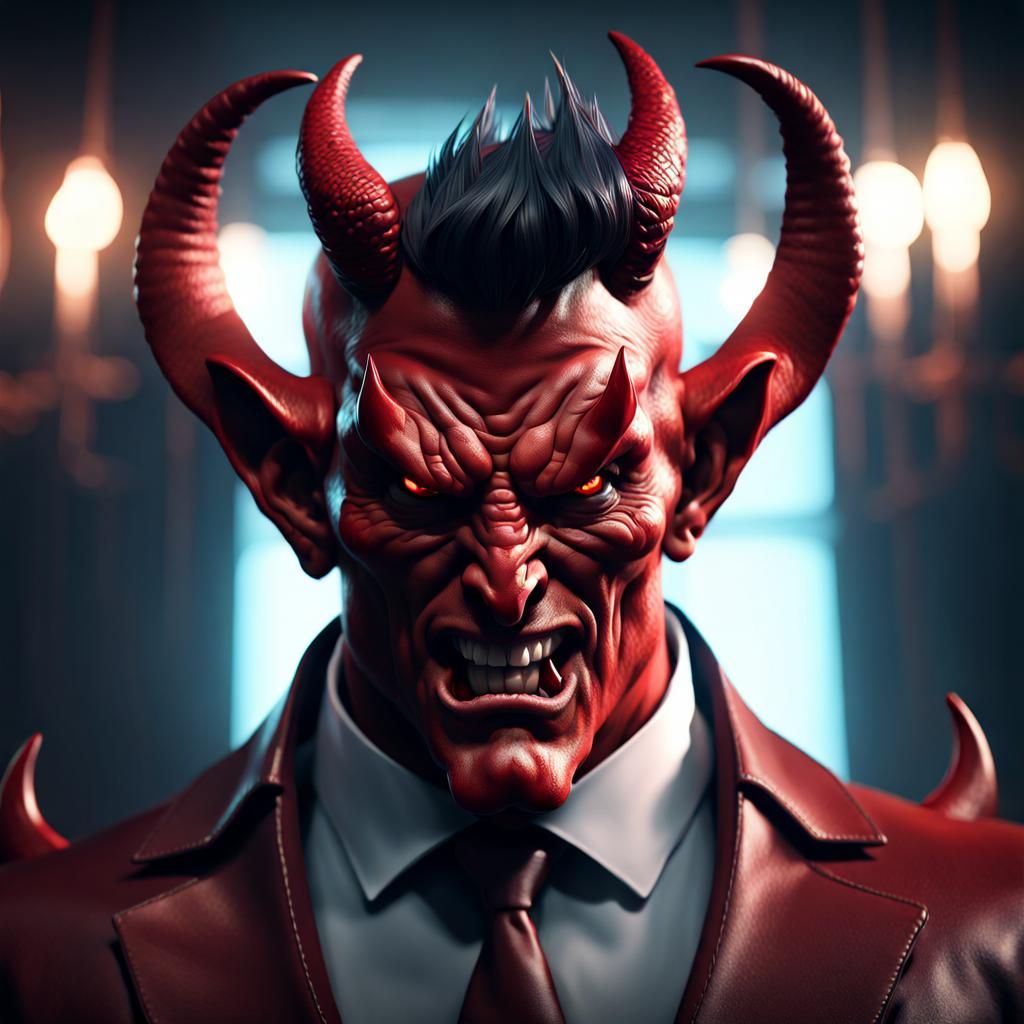 The Devil's Bad Hairpiece: A CG Render