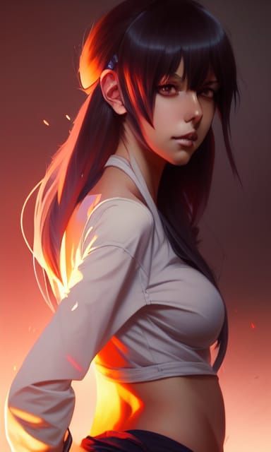 Anime Girl with Rat Ears Concept Art
