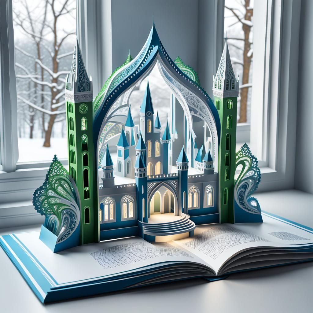 Pop-up castle