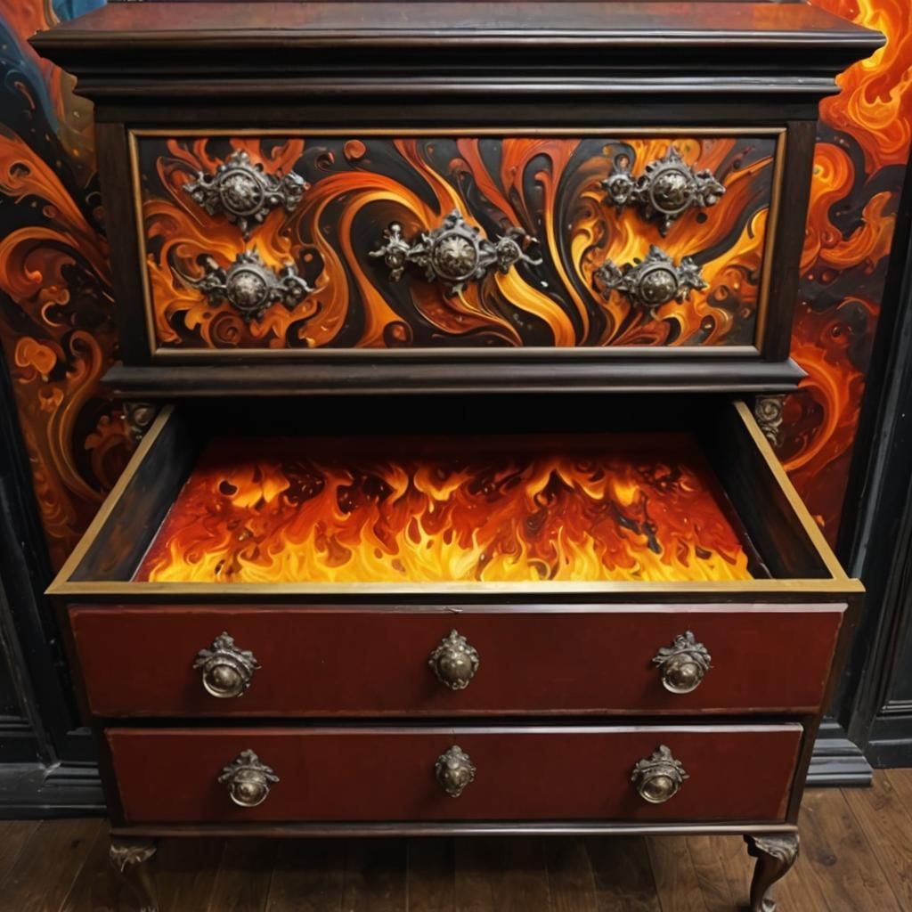 Antique English William IV Semi Bow Fronted Chest of Drawers...