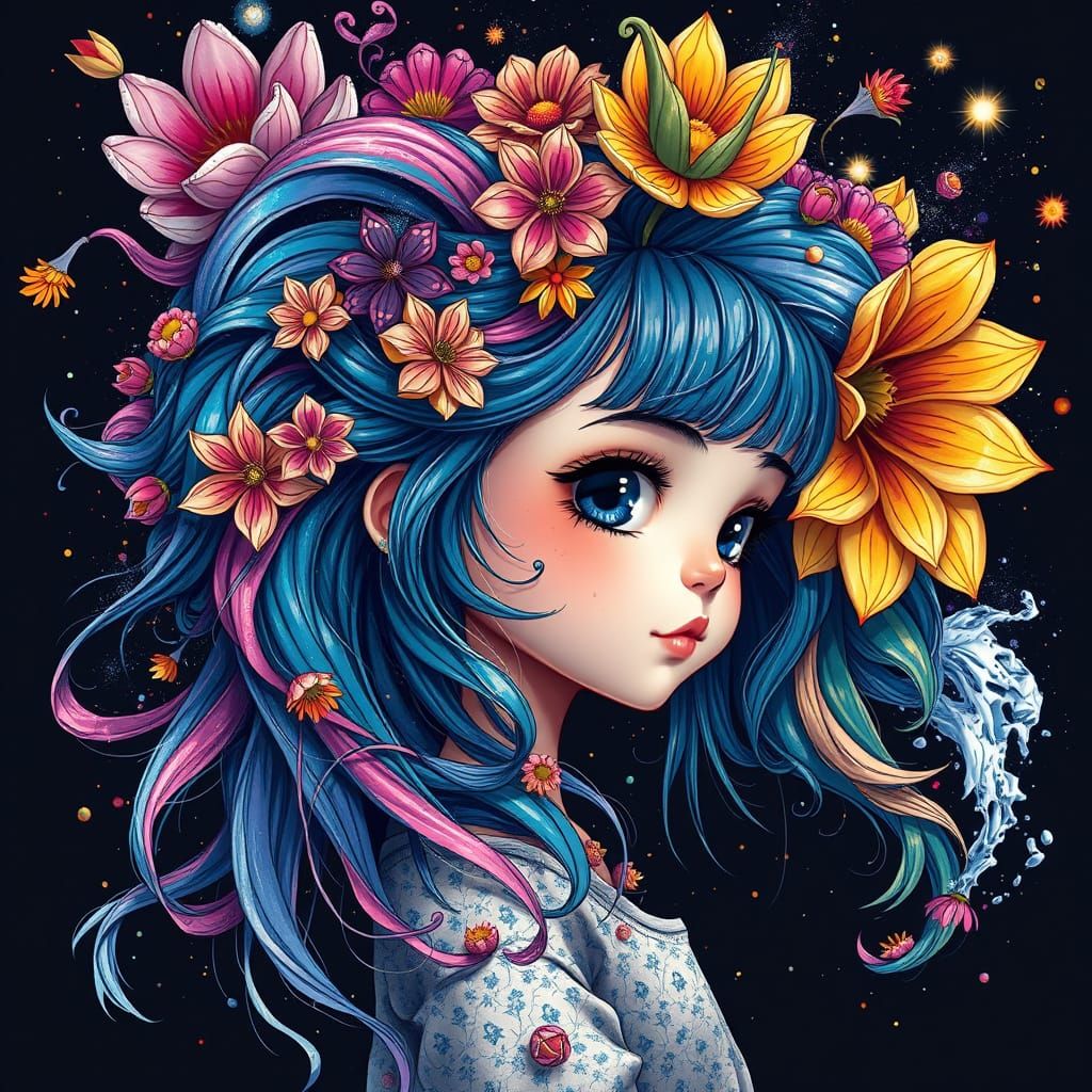 Imaginative Hairstyles Blending Graffiti and Street Art