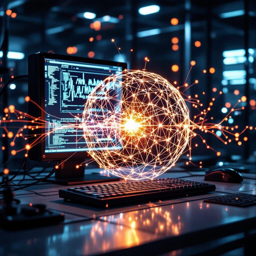 Cinematic Hijacking of Phonon Mesh to Computer in Film Style