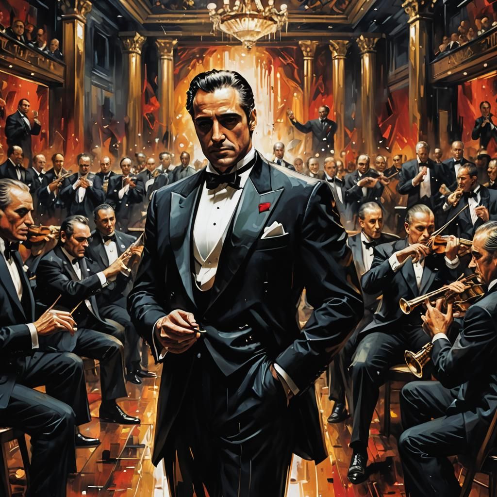 Mafia Boss with Orchestra, Promotional Art Style