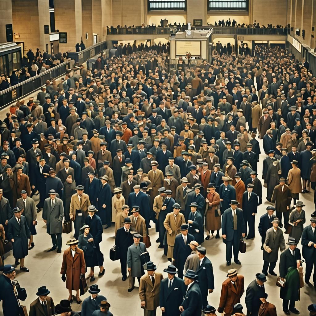 Grand Central Station in the 1950s: Abstract Art
